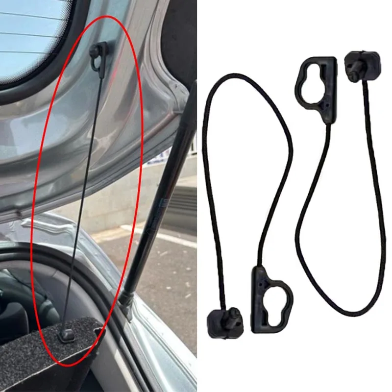 2X Bagagliaio di un'auto Tronco Posteriore Parcel Scaffale Cavo Della Cinghia Della Stringa Per Vauxhall Per Opel Corsa D 2007-2015 Corsa E 2015-On 5 porte 13367836