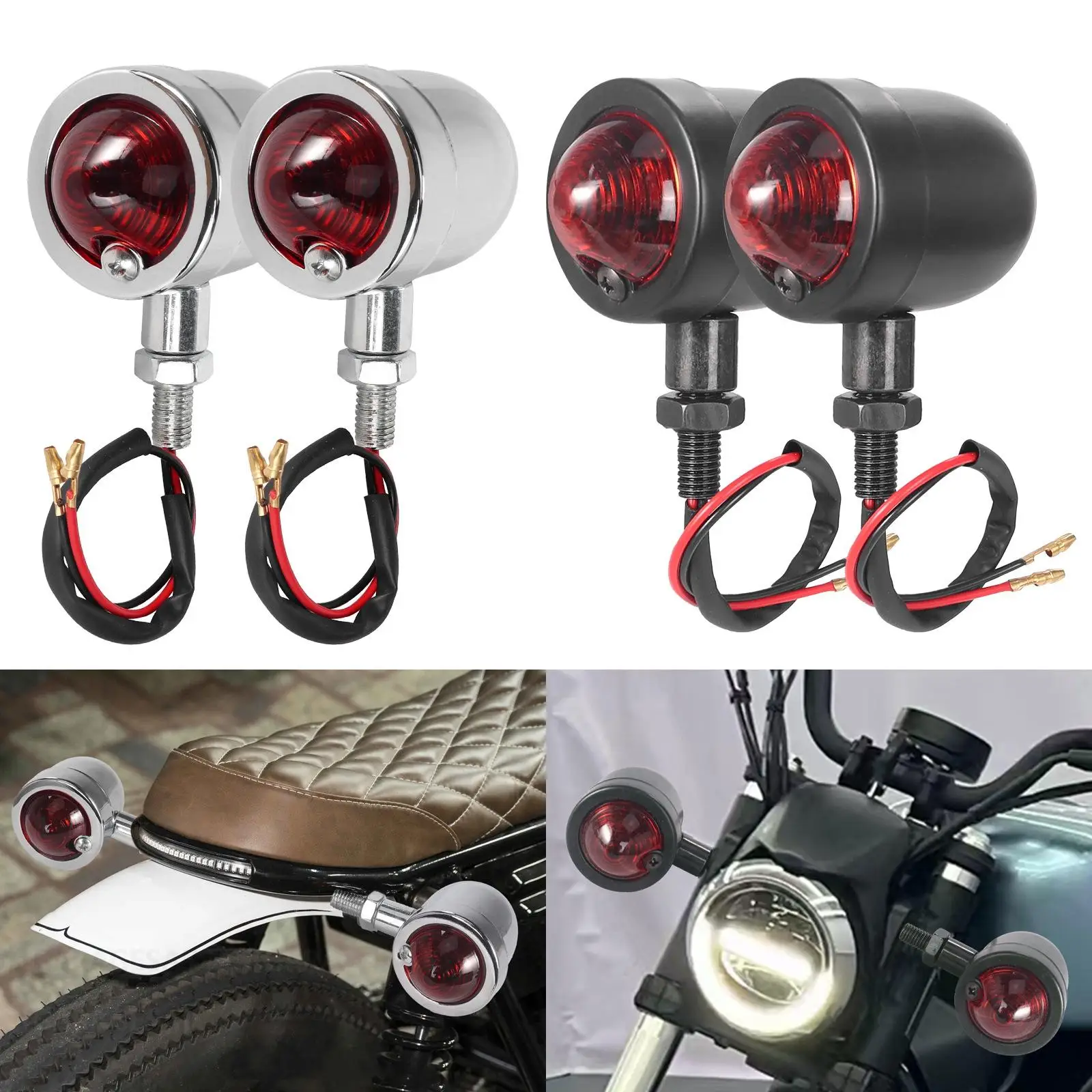 

2 шт., указатели поворота для мотоцикла, долговечные, высокопроизводительные, легко устанавливаемые, заменяемые, простая установка, индикаторные световые сигналы