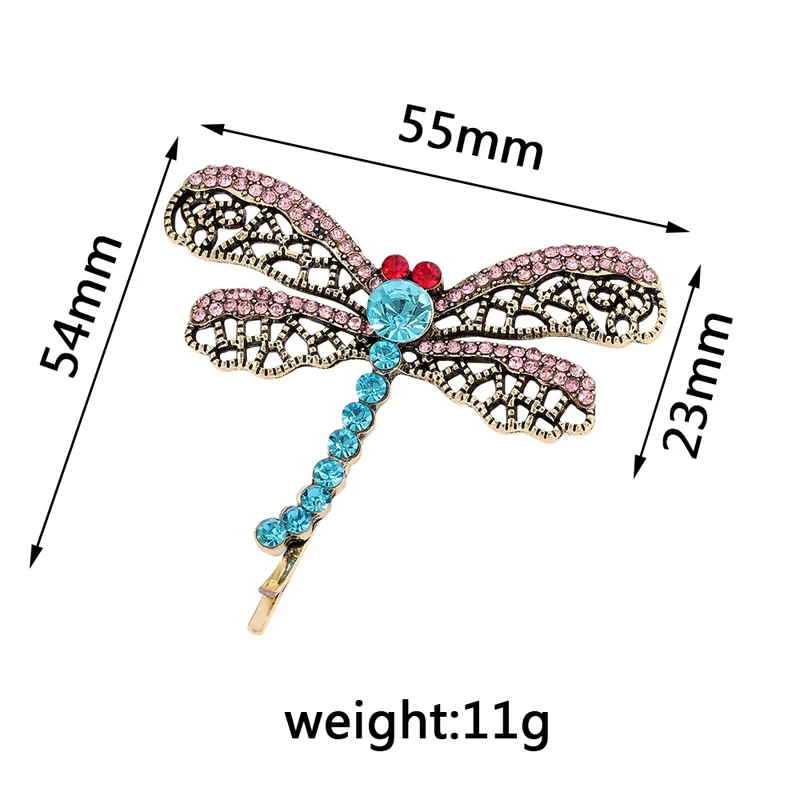 Coraline Dragonfly Hair Clip Key Necklace Coraline Cosplay Costume Halloween Accessories