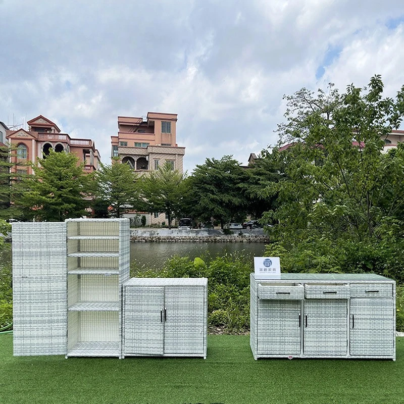 Outdoor Furniture Garden Storage Cabinet Living Room Locker Rooftop Shelf Garden Outdoor Storage Tea Cabinet Shoe Cabinet