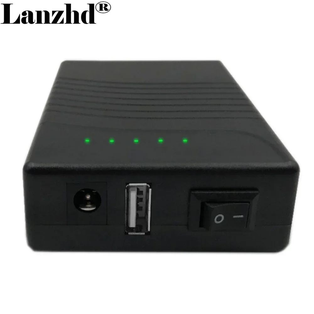 2025 جديد 5 فولت 12 فولت 18650 3400 مللي أمبير بطارية ليثيوم أيون 3S1P تيار مستمر 12 فولت و USB 5 فولت الطاقة المتنقلة مع كابل 5521 وشاحن