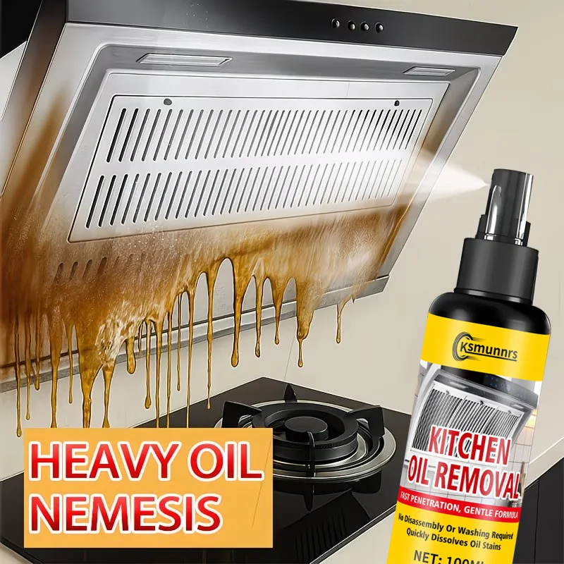 

Мощный спрей-обезжириватель для кухни: для духовок, плит и вытяжек - эффективная формула для удаления стойких пригоревших жировых загрязнений