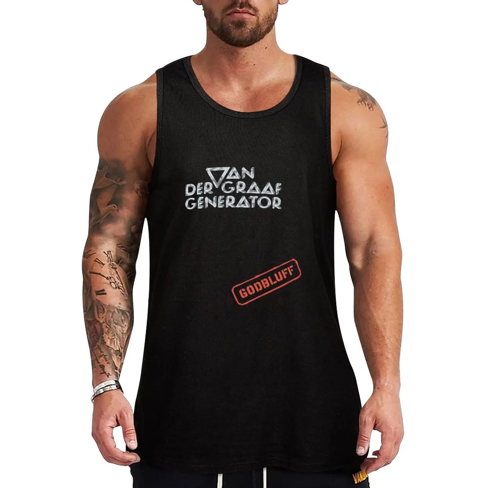 

Van Der Graaf Generator - Godbluff- Limited Edition Perfect Gift Tank Top gym men summer 2025 sleeveless shirt man