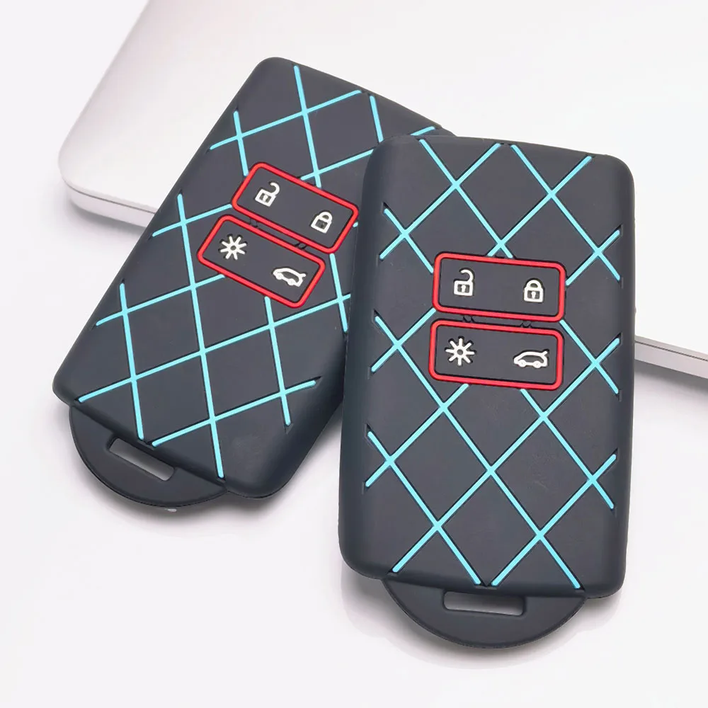 Key Cover for Renault Arkana Captur Koleos Kajar Megane Clio Symbol Talisman Anti-Scratch Shockproof Soft Grip Button Friendly