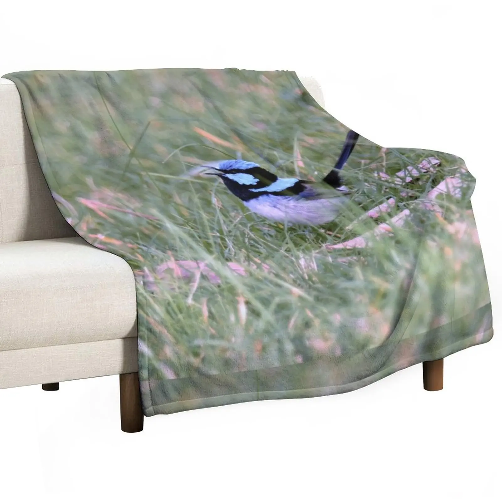 

New Beautiful Little Superb Fairy-Wren Throw Blanket heavy to sleep sofa bed Blankets