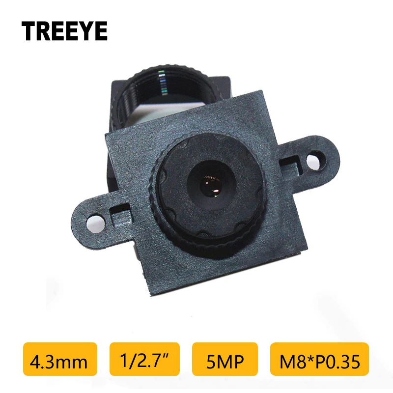 

HD 2,0-мегапиксельная линза 4,3 мм Объектив M8 1/2,7 дюйма с ИК-фильтром 650 нм Объектив для распознавания лиц Бинокулярная линза