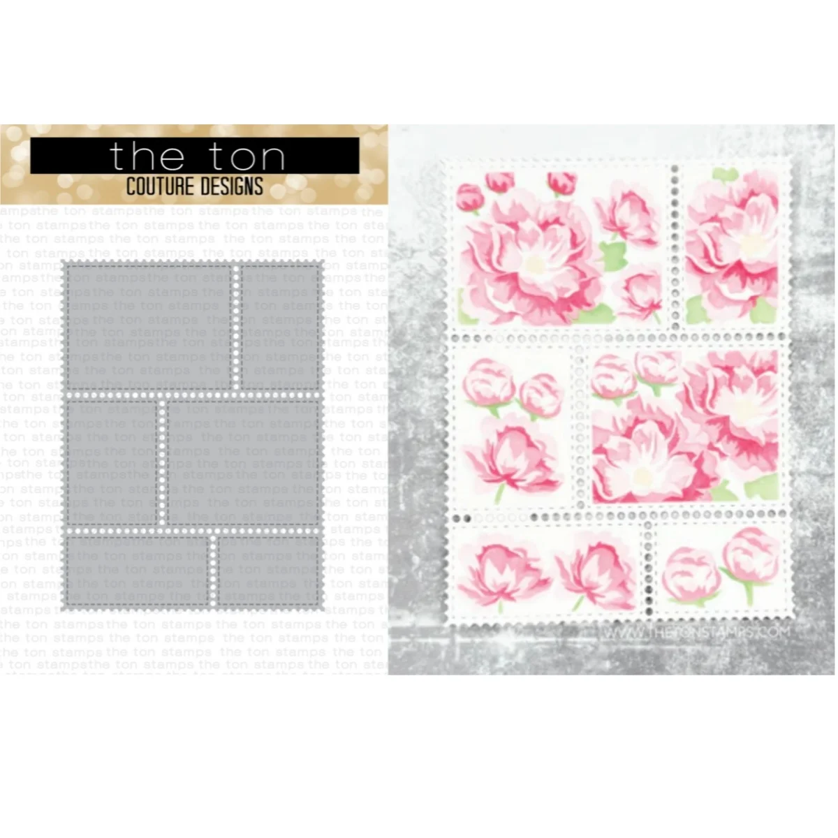 

Peony Fields Metal Cutting Dies Stencil for DIY Making Card Scrapbook Embossed Paper Album Craft Supplies Template Decoration