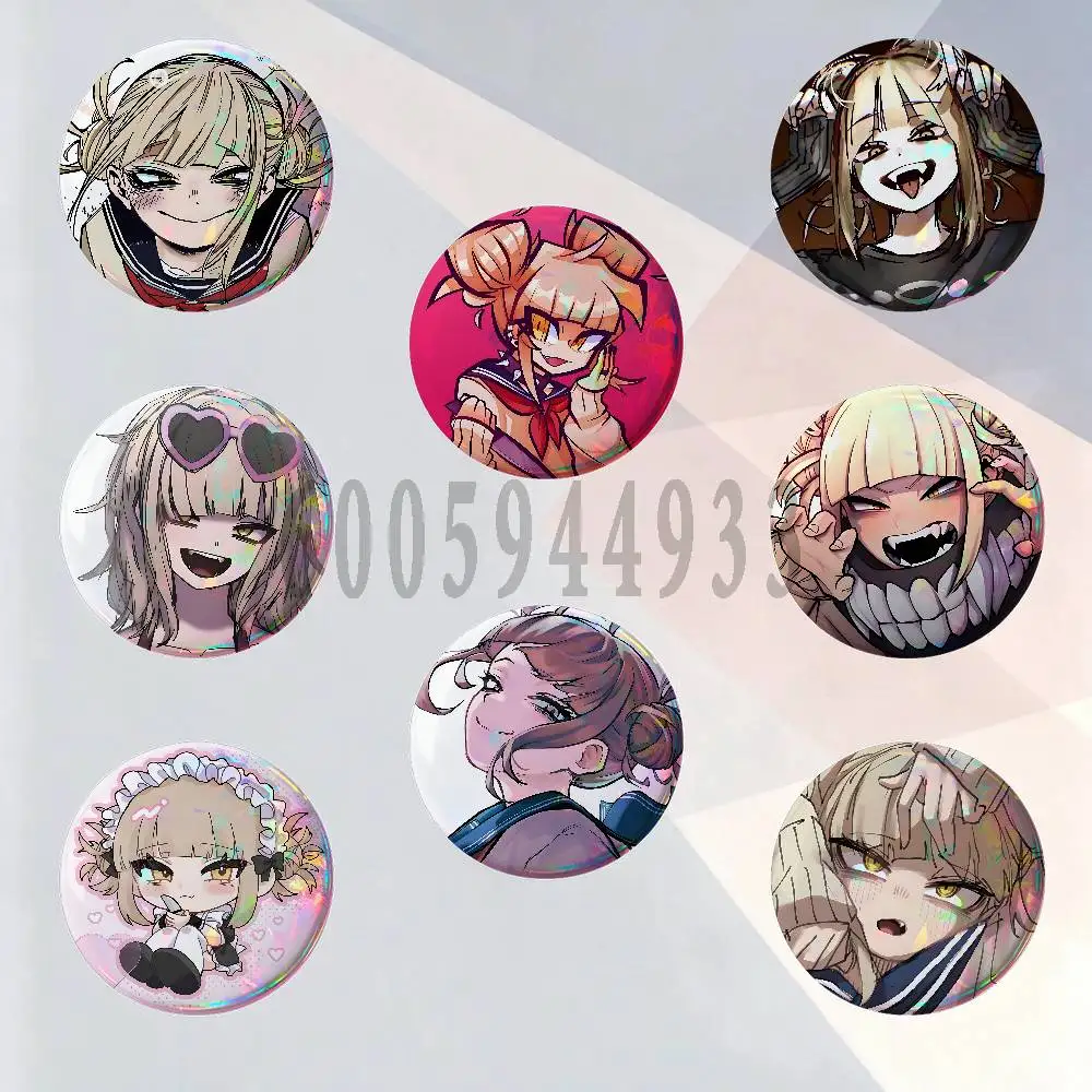 H-Himiko Toga HD Print Badges Pretty Round Display Brooches IP merchandise 32mm 58mm 75mm 44mm 25mm