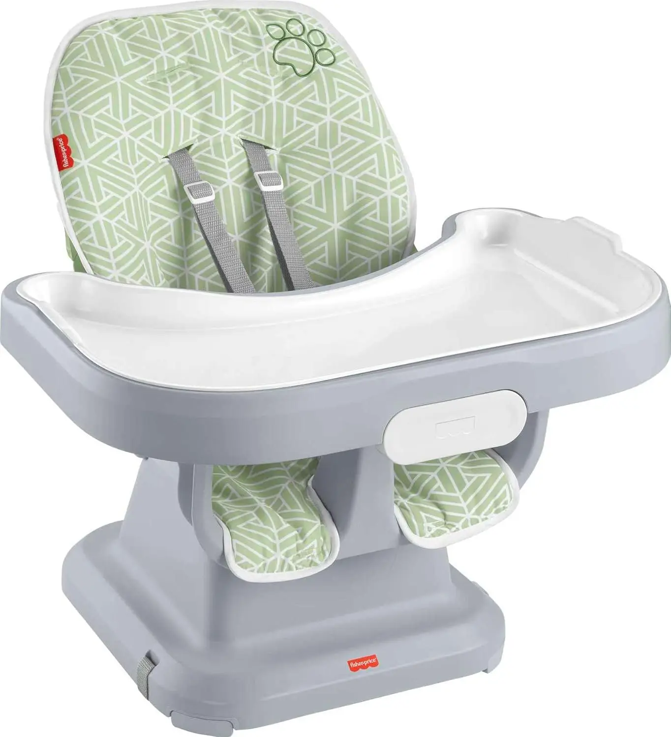 Baby to Toddler High Chair SpaceSaver Simple Clean Portable Dining Seat & Booster with Washable Deep Tray & Liner,