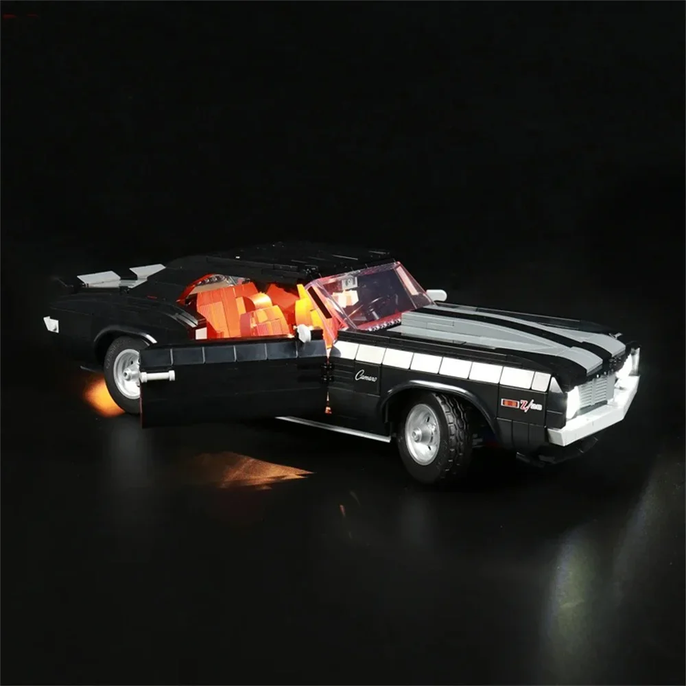 Technic Car 10304 Chevrolet Camaro Z/28 1969 Sports Racing Car Lighting Set Model Not Include Building Block(Only Led Light)