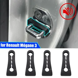 Amortiguador de cerradura de puerta de coche para Renault Mégane 3 Scenic Laguna Megan 2008-2016 aislamiento insonorizado sonajero sordos Creaking