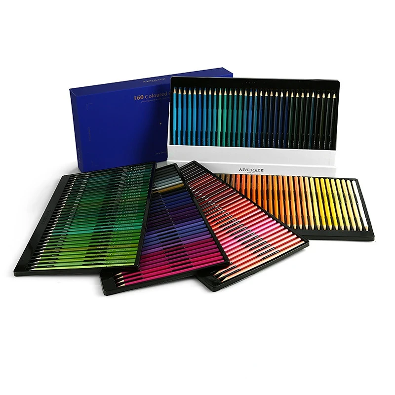 

72/120/160colors Pencils Set Professional Macaron Color Student Stationery Art Painting Material