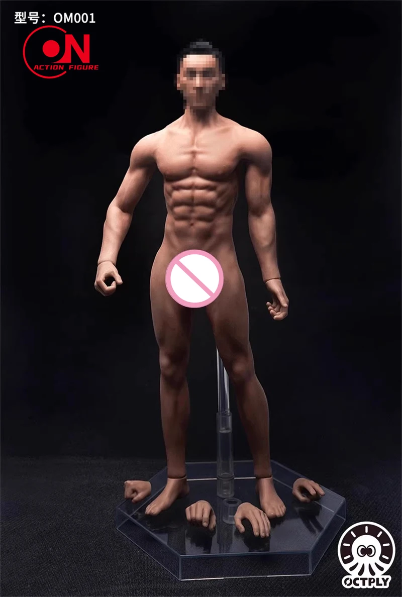 En Stock OCTPLY OM001 1/6 escala acero inoxidable esqueleto cuerpo súper Flexible sin costuras músculo figura masculina cuerpo muñeca