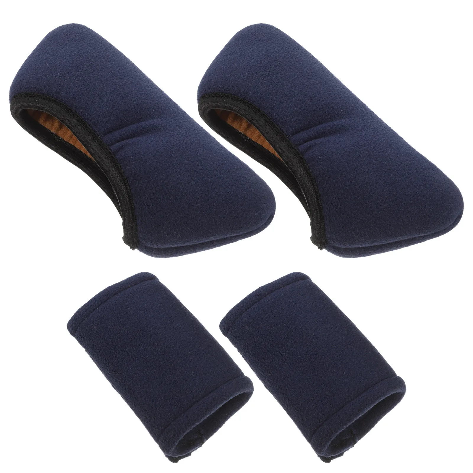 

1Set Soft Underarm Crutch Pads Cotton Polar Fleece Cushion Ergonomic Forearm Crutches Anti-Slip Non-Slip Hand Grips Pads