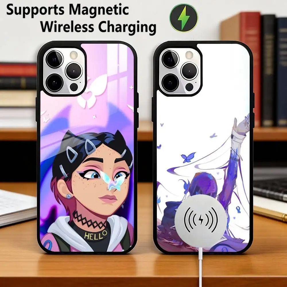Valorant-T Clove 2 Popular Phone Case For iPhone17,16,15,14,13,12,11 Plus,Pro Allows magnetic wireless charging Gift
