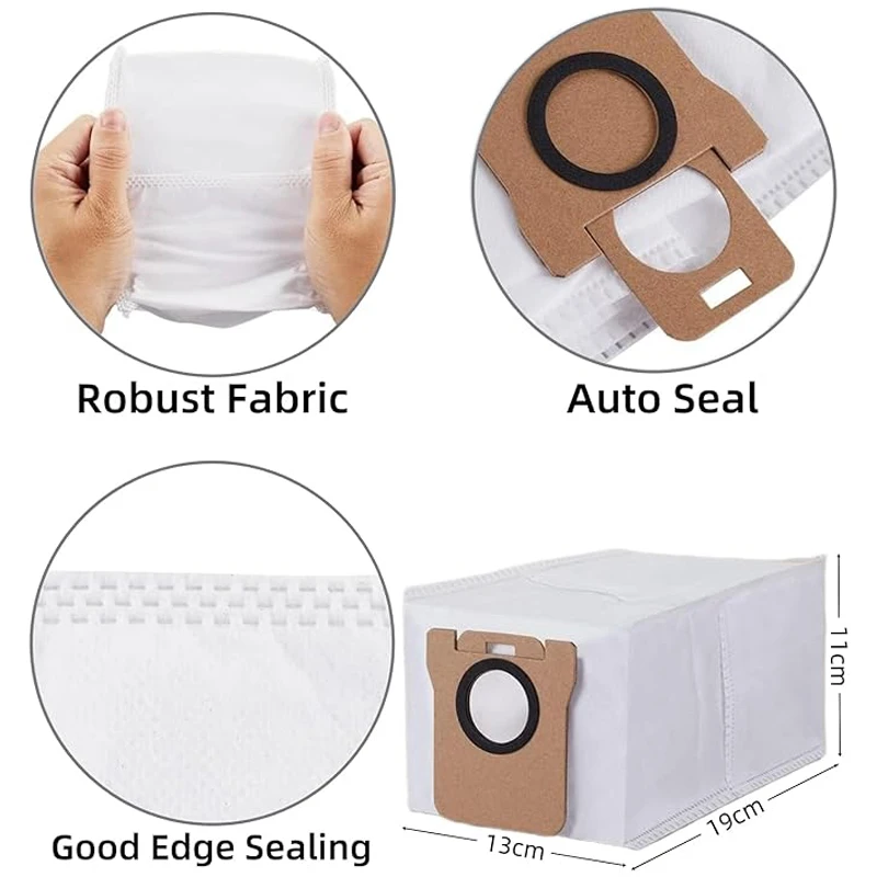 For Xiaomi X20 Max/X20 Pro/D109GL Robot Vacuum Accessories Main Brush HEPA Filter Side Brush Mop Pad Dust Bag Replacement Parts view 6