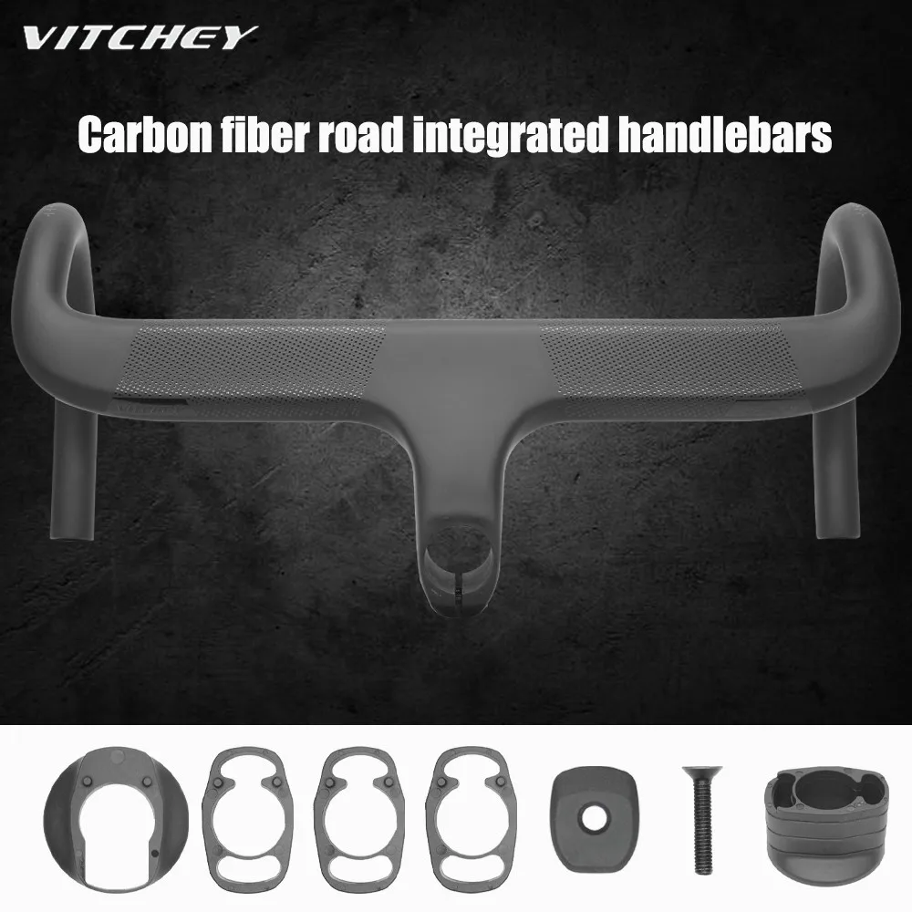 

Встроенный руль шоссейного велосипеда Vitchey Full Carbon. Кермо внутренней проводки. Поставляется с прокладкой диаметром 28,6 мм.