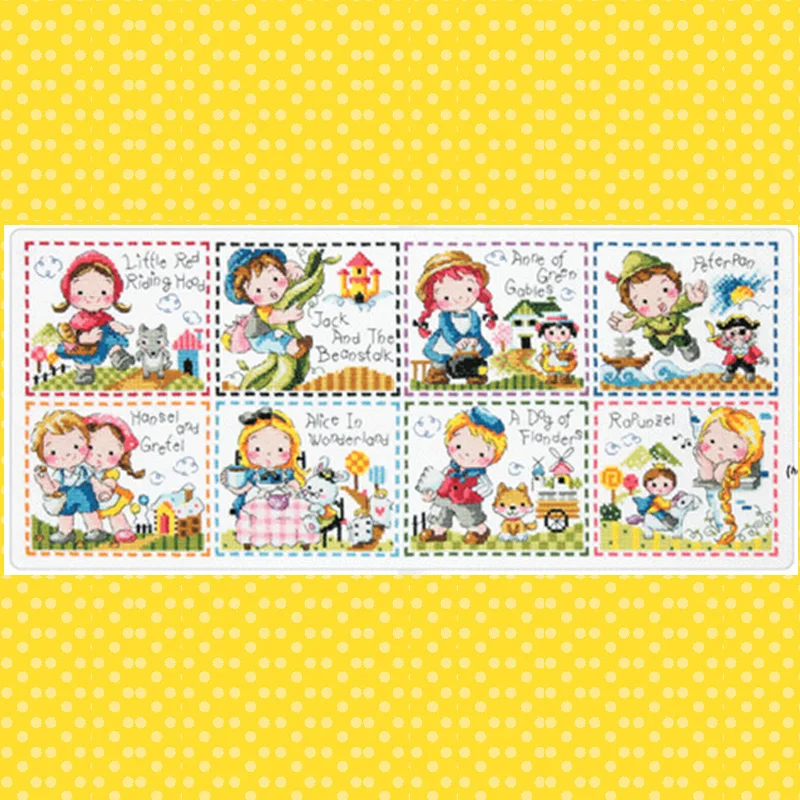 G33 Stich Cross Stitch Kits Craft Packages 100% Cotton Fabric Floss Counted New Designs Needlework Embroidery Cross-Stitching