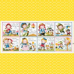 G33 Stich Cross Stitch Kits Craft Packages 100% Cotton Fabric Floss Counted New Designs Needlework Embroidery Cross-Stitching
