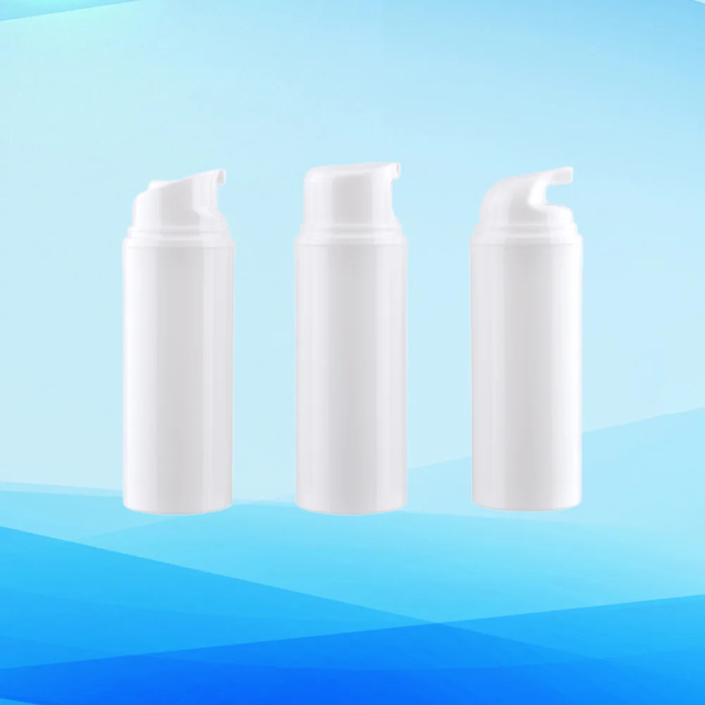 

3pcs Empty Sub 50Ml Plastic Travel Cosmetics Bottle Lightweight Durable For Shampoo Lotion Storage Simple Sub Bottle
