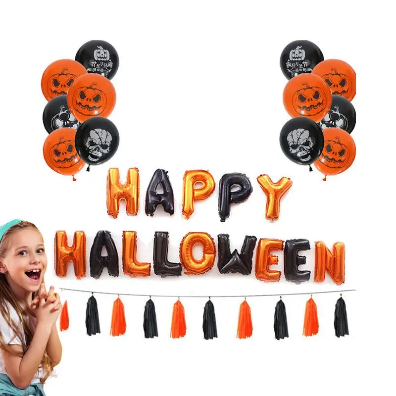 Birthday Party Supplies Hallowen Electronic Games Decorations Party Decorate Banners Balloon Pumpkin Head Awesome Decoration