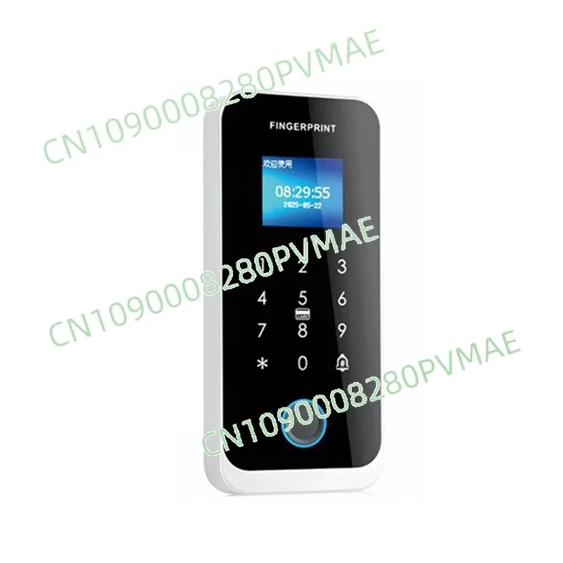 Waterproof Outdoor Access Control Machine Fingerprint Password Card Reader Attendance Machine with LCD Display for Hotel Office