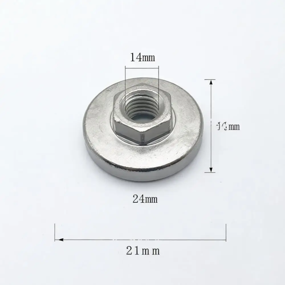 Angle Grinder Spare Flange Nut Pressure Plate Set For 125 150 Model Durable Iron Locking Clamp Tool Component For DIY Repair