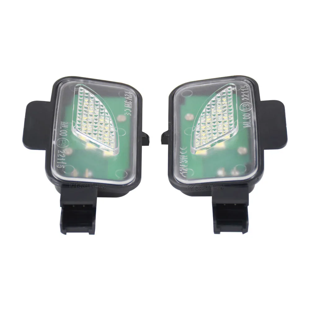 White LED Under Side Mirror Lamps 2PCS For Volkswagen VW Passat B8 3G2 Variant Alltrack 3G5 Arteon 3H7 Puddle Light view 5