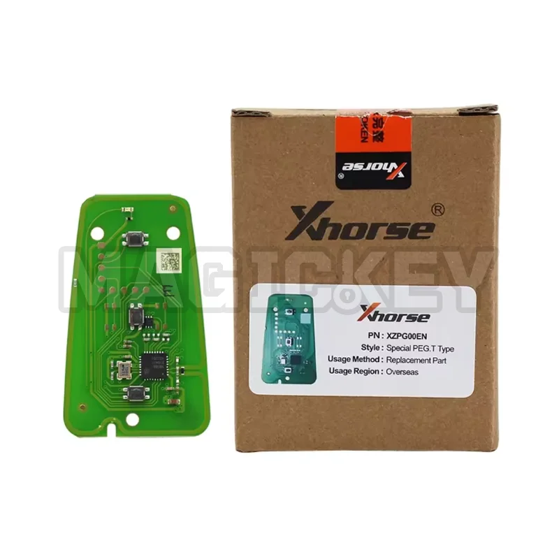 1/2/5PCS XHORSE XZPG00EN Special PCB Board Exclusively For Peugeot KeylessGo Smart Key With Key Shell With Logo Global Version