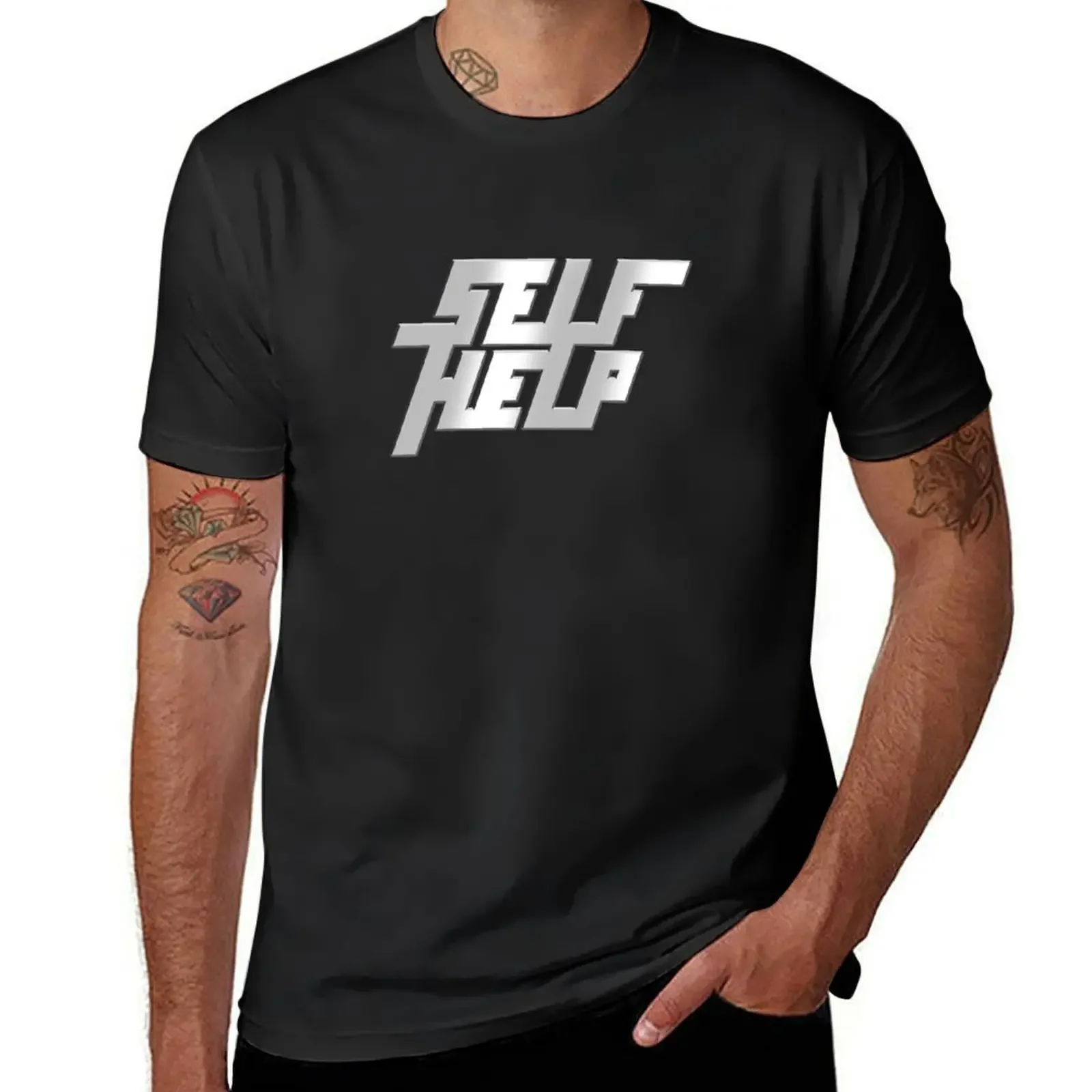 Self Help T-Shirt summer clothes basketball graphic tees graphic t shirt vintage Aesthetic clothing clothing for men