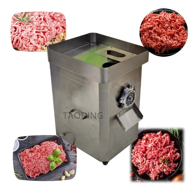 Commercial Grade Stainless Steel Electric Meat Grinder Heavy Duty Mincing Chopping Processing Machine for Restaurant Use