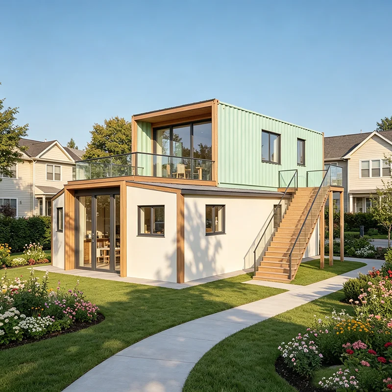 Container House Premium Thermal Glamping Unit for Lakeside Tourist Resort Operations