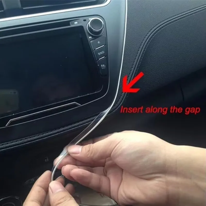 Car 5-in-1 LED Optic Fiber Strip Lights, with Dynamic Dreamcolor Chasing, Ambient Lighting Kits Music APP and Remote Control