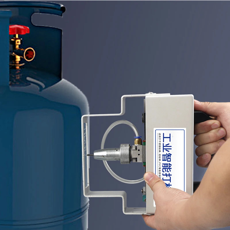 80*30mm Pneumatic Marking /Electricity Marking Machine Desktop Car Nameplate Marking Machine Metal Parts Engraving Machine