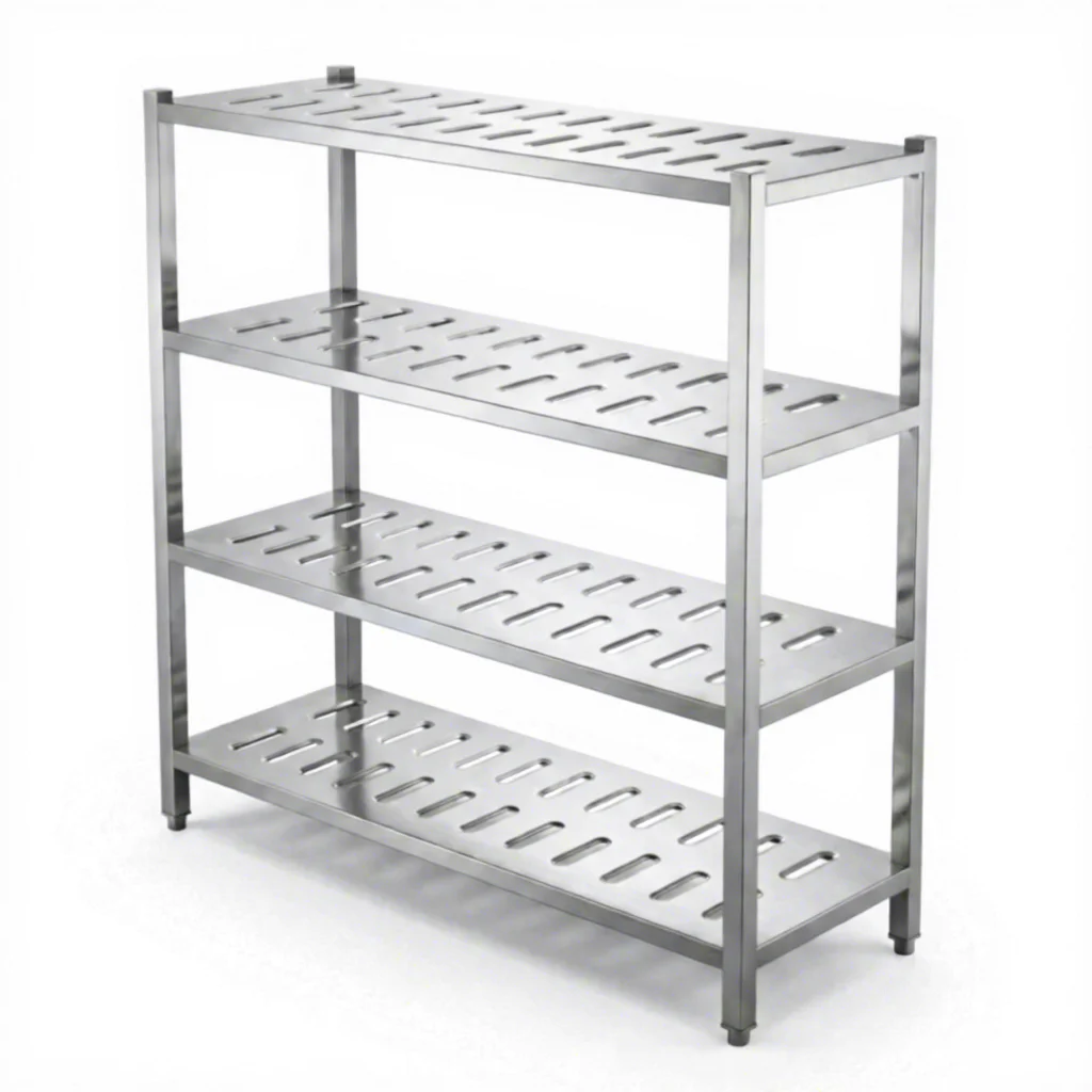 Custom Professional Heavy Duty Stainless Steel 304 Storage Shelf 4 5 Tier Kitchen Rack For Commercial Restaurant Hotel Cold Room