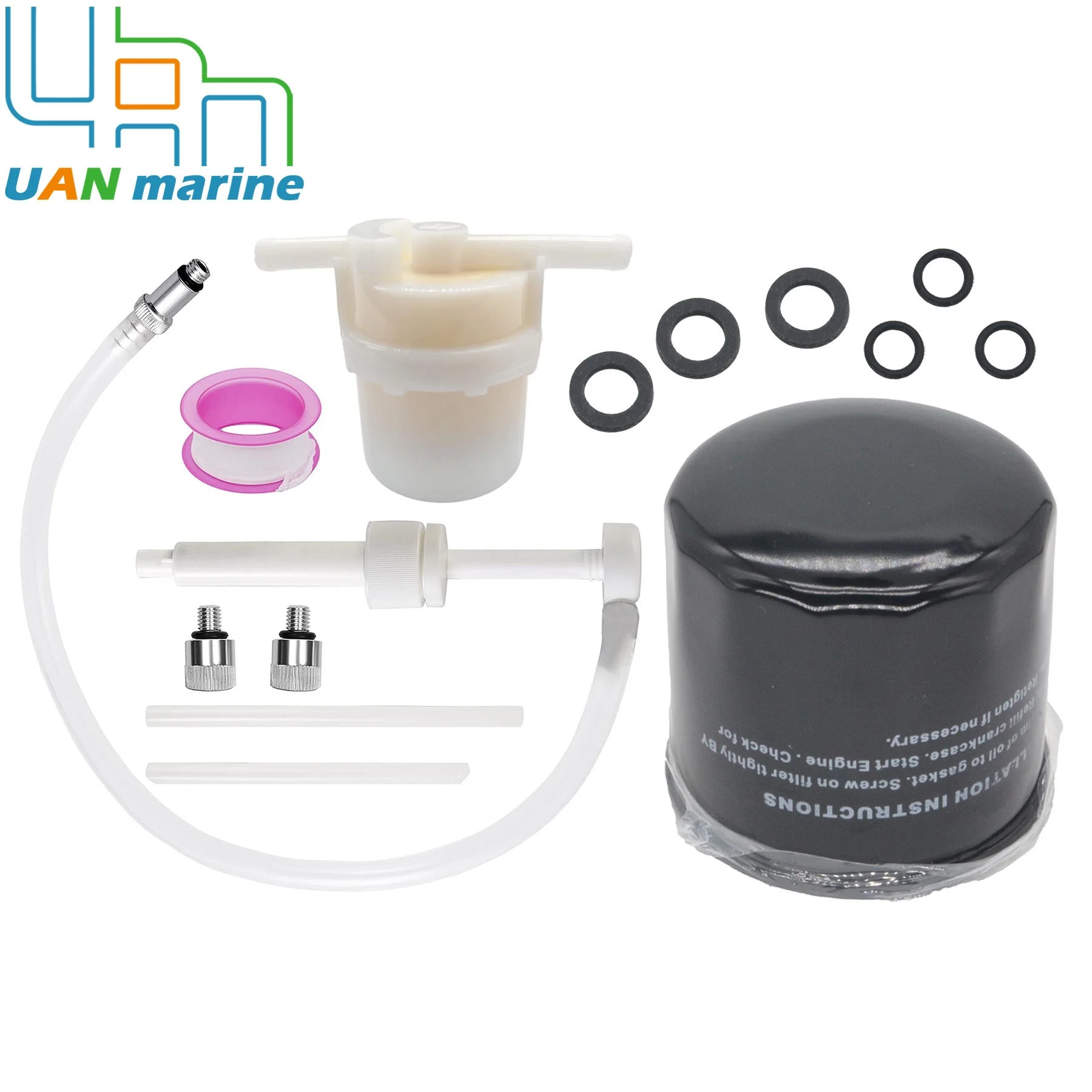15400-PFB-004 Oil Filter & 16900-SA5-004 Fuel Filter W/ Gasket Change Maintenance Kit for Honda BF 35 40 45 50 Outboard Motor