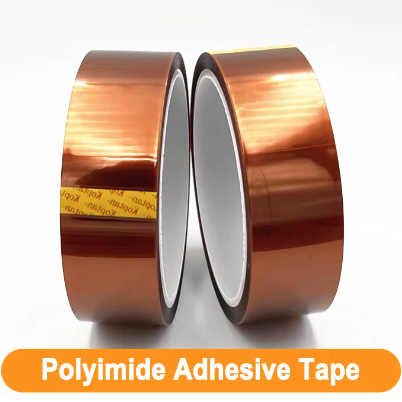 High Temperature Polyimide Adhesive Tape 33M/Roll Heat BGA Thermal Insulated Tape 3D Printing Board Protect Board Repair Tape