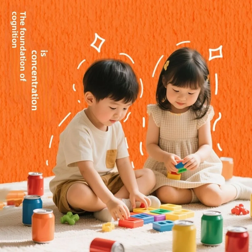 창의적인 병 맞추기 게임 논리적 사고 조기 교육 몬테소리 색상 분류 장난감 혁신적 사고