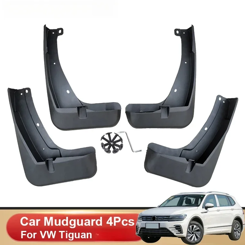 

4PCS For Volkswagen Tiguan MK2/R-line front and rear mudguard body modification parts 2017-2024