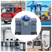 2P 63A Automatic Transfer Switch ATS 220V AC 1-2s Switching Dual Power Changeover for Home Office Hotel