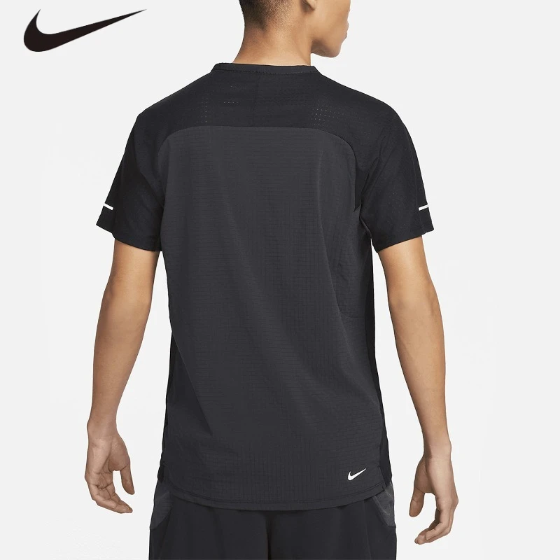 Oversized Tee TopNike Authentic Men Sports Tee, New Season Breathable Short Sleeve T-shirt DV9306-010