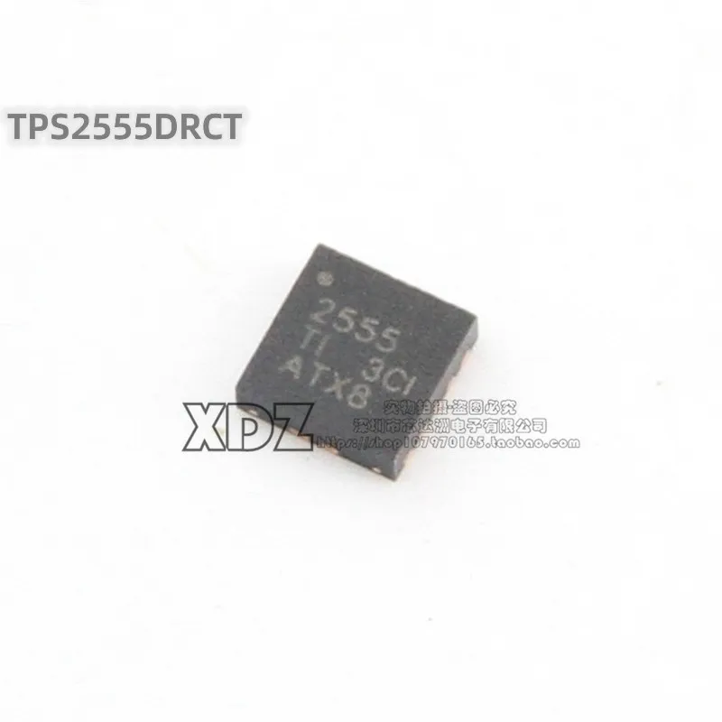 10pcs/lot TPS2555DRCT TPS2555DRCR TPS2555 2555 VSON-10 package Original genuine Distribution switch/load driver chip