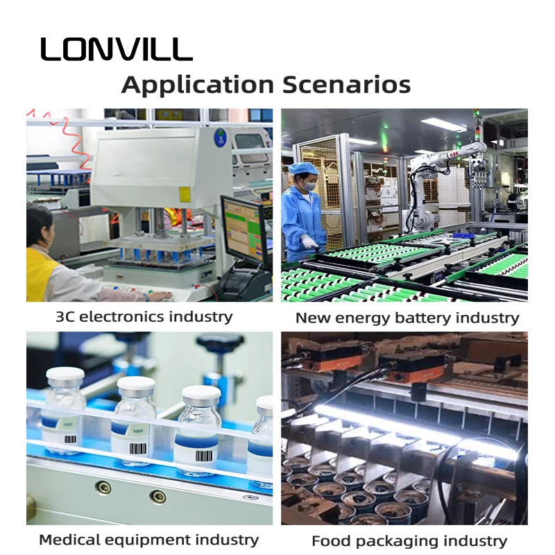 Leitor de código de barras de alta velocidade LONVILL para venda, inventário comercial de scanner de código de barras para armazém de logística