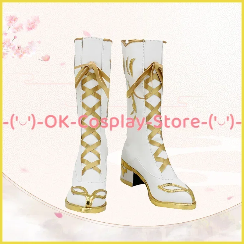 [Customized] Ensemble Stars Tenshouin Eichi Cosplay Shoes Game Roleplay Costume Prop Halloween Carnival Party PU Leather Boots