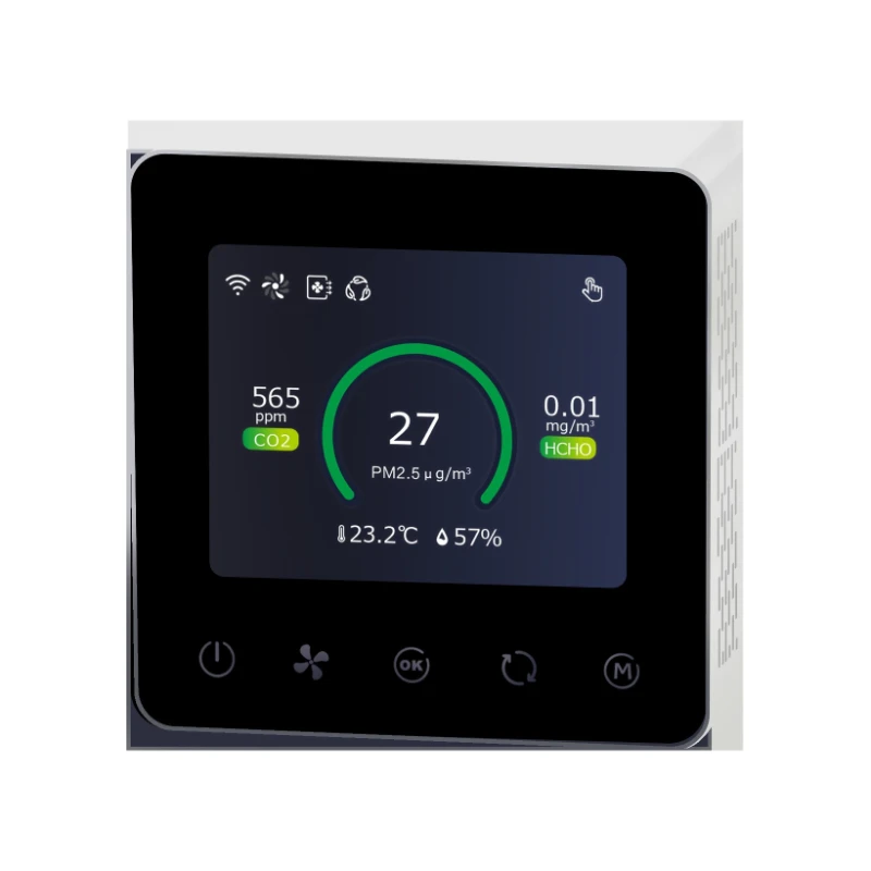 

Fresh air system intelligent controller/touch screen LCD digital display/embedded/wall mounted/smart/WIFI/Bluetooth