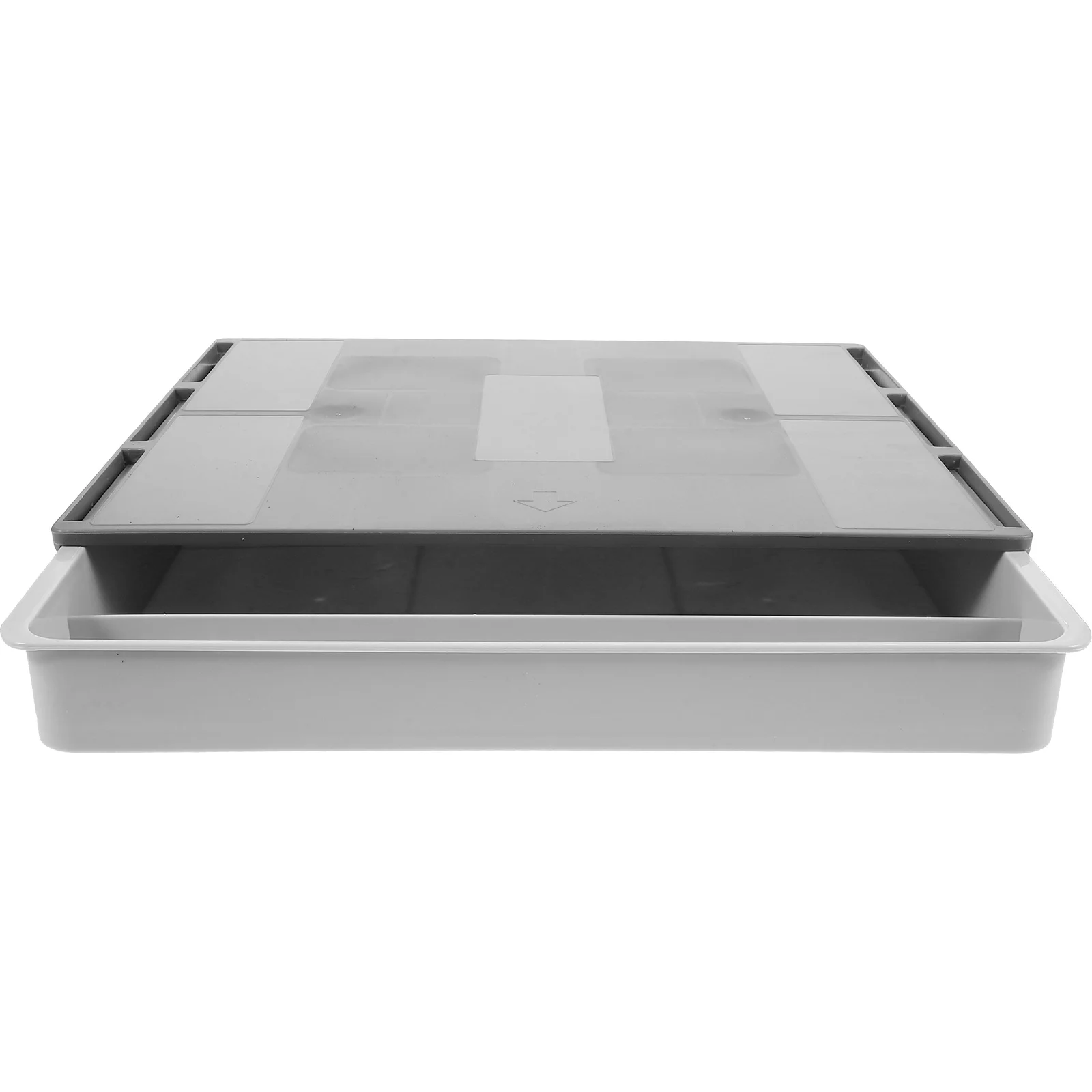 درج نوع صندوق تخزين مخفي تحت الطاولة منظم لمكتب أسفل القلم مقلمة اللوازم المكتبية سطح المكتب صندوق معلق المنزل #4