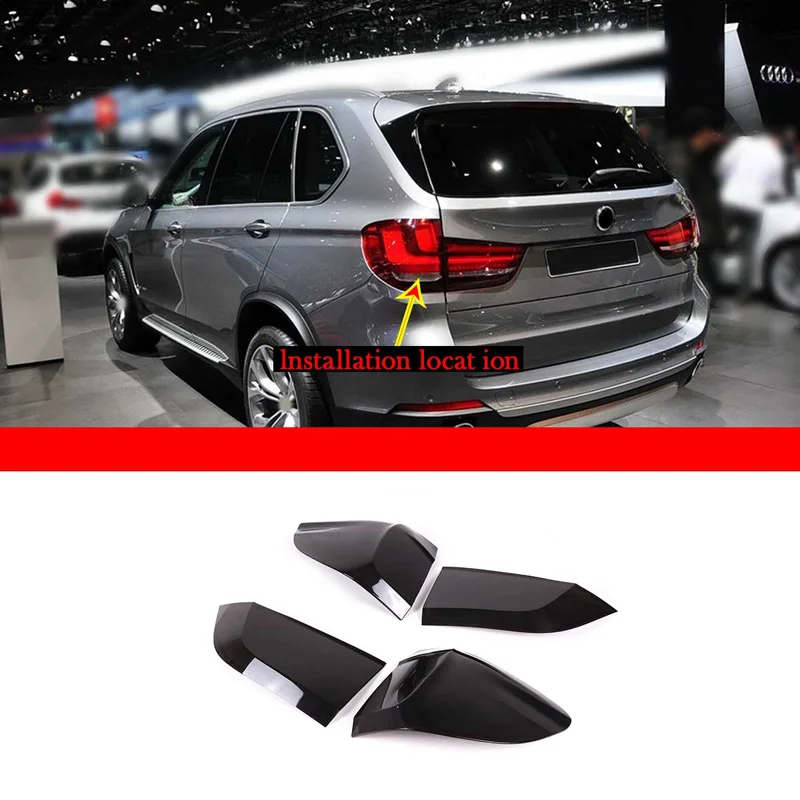 

For 2014-2018 BMW X5 F15 ABS Car Styling Car Rear Lamp Shade Brake Indicator Light Blackened Tail Lamp Cover car Accessories