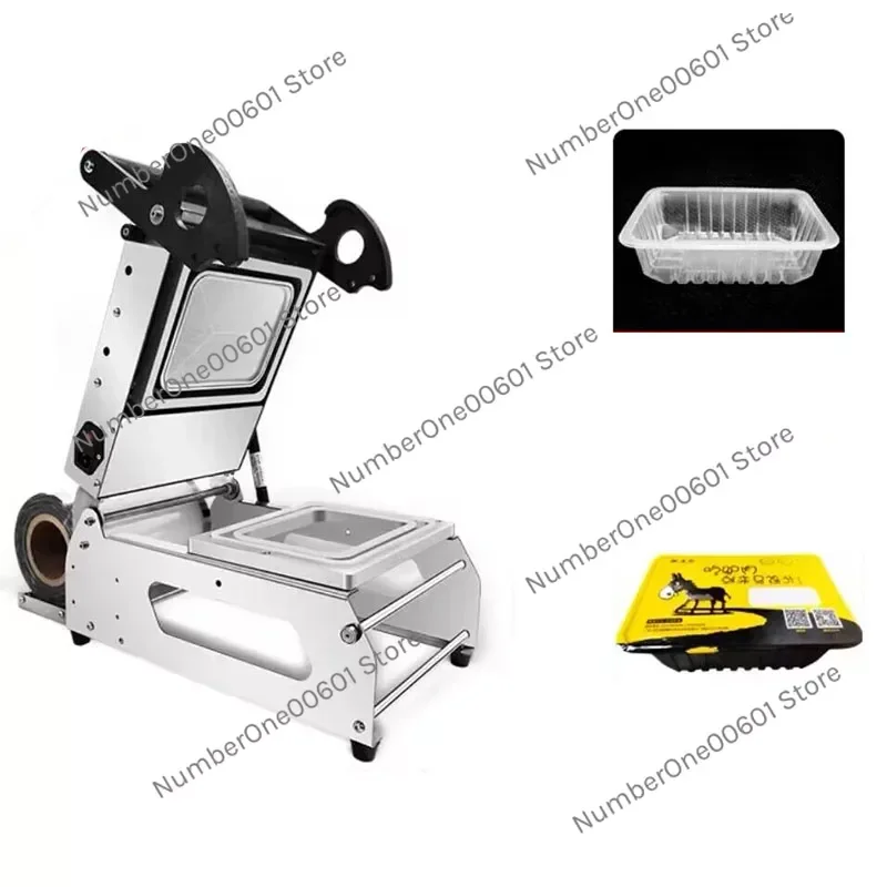 

Portable Commercial Lock Crisper Sealing Machine, Takeaway Disposable Lunch Box, Steak Deli Sealing Machine