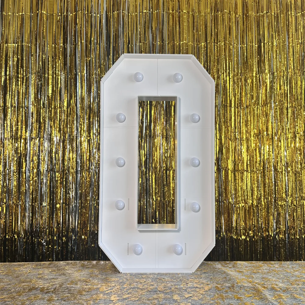 91,5 cm verlichte marquee letters, grote mozaïek marquee verlichting voor feestdecoratie, bruiloften, verjaardagen en jubilea.