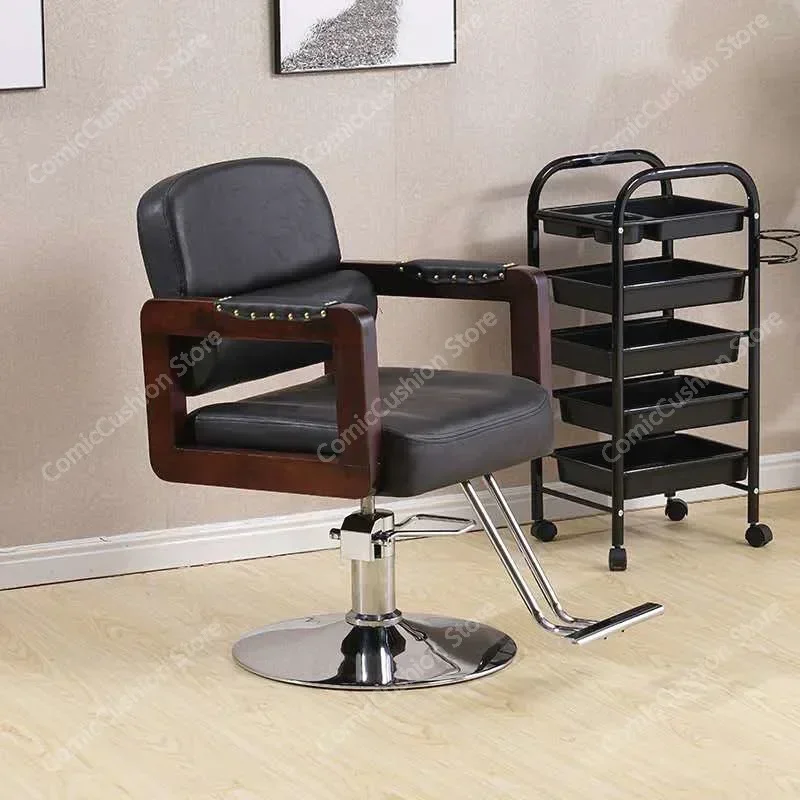 Esthetician Metal Barber Chairs Stylist Modern Cosmetic Hairdressing    Salon Equipment